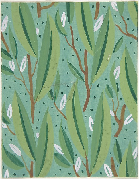 Fabric Design with Pussywillows