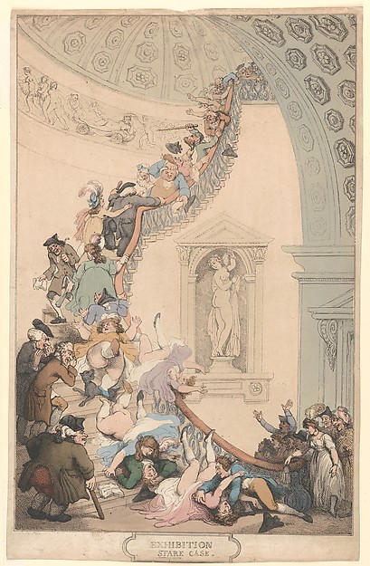 Exhibition "Stare" Case Thomas Rowlandson