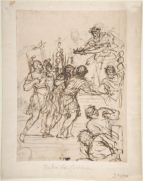 This is What Pietro da Cortona and Study for the Age of Bronze Looked Like  in 1637 