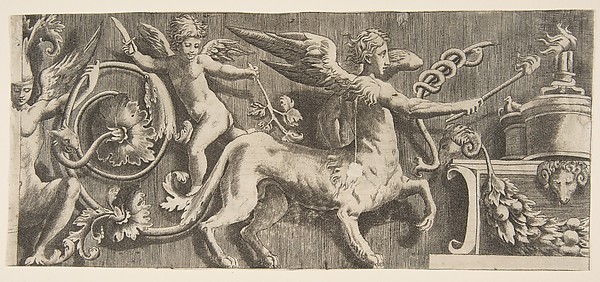 Ornamental Frieze with winged Centaur