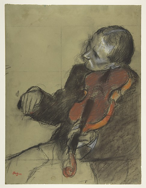 Violinist, Study for 