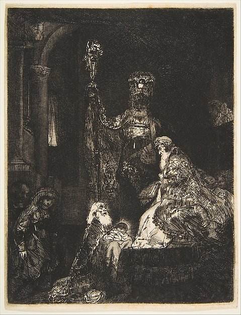 The Presentation in the Temple in the Dark Manner
