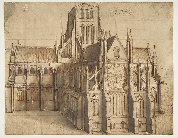 Old St. Paul's Cathedral, London, seen from the East