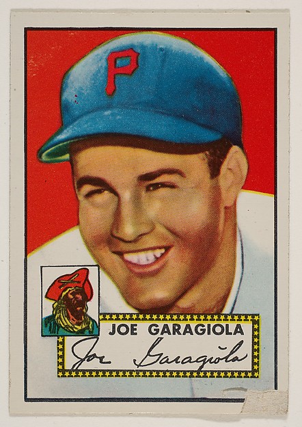 Joe Garagiola, from the 1952 Topps Issue