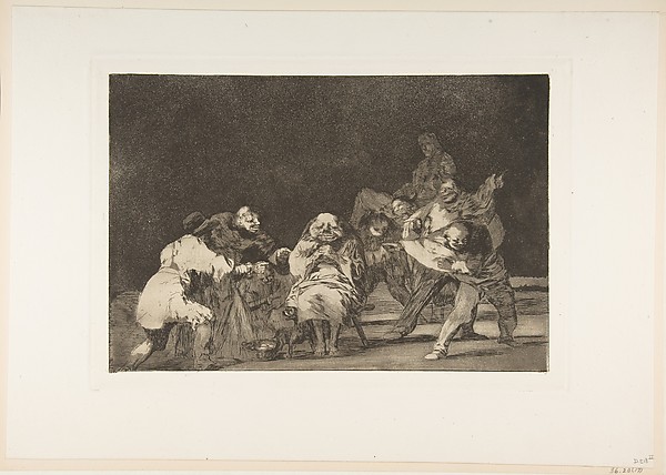 This is What Francisco Goya and Disparates Looked Like  in 1823 