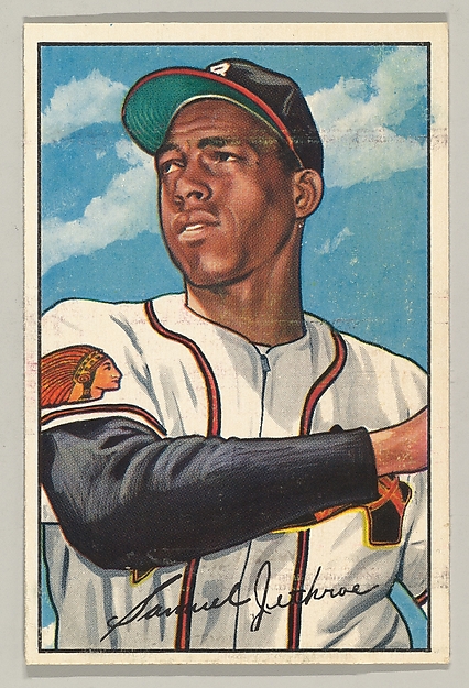 Sam Jethroe, Outfielder, Boston Braves, from the series Picture Cards (no. 84)