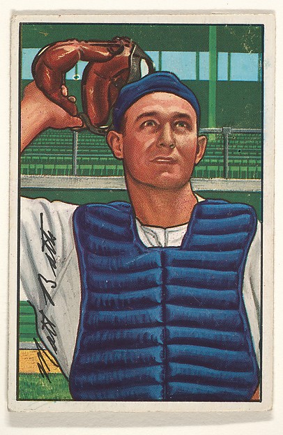 Matt Batts, Catcher, Detroit Tigers, from Picture Cards, series 6 (R406-6) issued by Bowman Gum