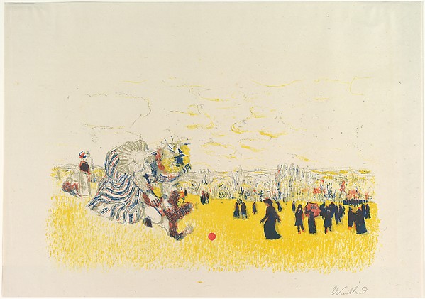 Check Out What Edouard Vuillard and Jeux denfants (Childrens Games), from the Album des Peintres-Graveurs  Looked Like  in 1897 