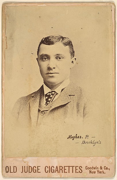 Hughes, Pitcher, Brooklyn, from the series Old Judge Cigarettes