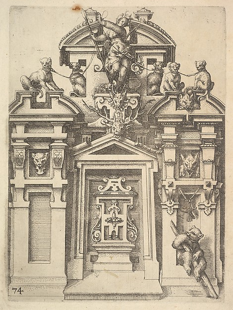 Ornament plate from Architettura