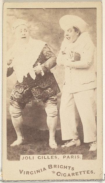 Joli Gilles, Paris, from the Actors and Actresses series (N45, Type 1) for Virginia Brights Cigarettes