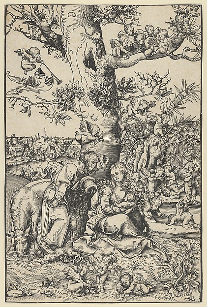 Check Out What Lucas Cranach the Elder and Rest on the Flight into Egypt Looked Like  in 1509 