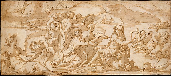 The First Fruits of the Earth Offered to Saturn