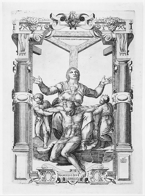 Pietà with Angels in Front of the Cross