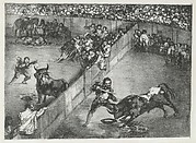 Bullfight in a Divided Ring, from the Bulls of Bordeaux