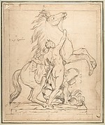 Study for one of the 'Chevaux de Marly'