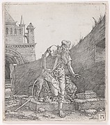 Saint Jerome Walking in a Churchyard
