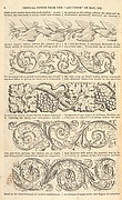Illustrated Tariff of the Improved Papier-Mâché Picture Frames, also, Enriched Mouldings, made by machinery in twelve feet lengths, without join