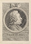 Portrait of Jean-Baptiste Le Blanc
