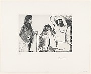 Visitor and his Dog at the Home of a Young Woman and Célestine, from 347 Suite