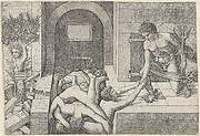 Ignorance and Mercury, an Allegory of Virtue and Vice (lower half)