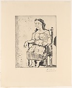 Woman in an Armchair: Dora Maar