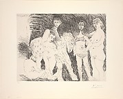 Old Man Thinking of his Youth: Boy on a Circus Horse and Women, from 347 Suite