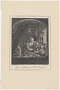Milkmaid after the painting of G.Dou in the Cabinet of Mr. Poullain