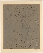 Standing Picador with his Horse and a Woman