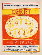 Picasso Ceramics and White Pottery Exhibition, Céret 1958