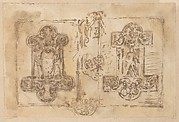 Two designs for ornamental plaques