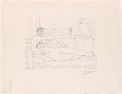 Sculptor at Rest II, from the Vollard Suite