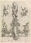 Architectura von Ausstheilung / Symmetria und Proportion der Fünff Seulen