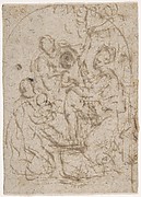 Madonna and a Group of Saints