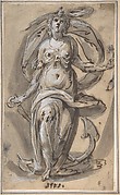 Standing Female Figure with an Anchor ("Spes")