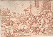June (one of a series representing the labors of the months)