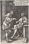 Amnon and Jonadab, from The Story of Amnon and Tamar