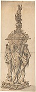 Design for a Goblet with the Three Graces