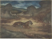 Tiger in Landscape