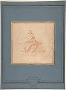 Design for a Medal: Bâtiments du Roy, 1740