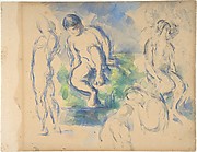 Bathers (recto) ; Still Life (verso)