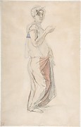 Standing Woman in Moroccan Costume