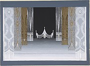 Design for Stage Set for "Les Mariages," George White's Scandals, New York