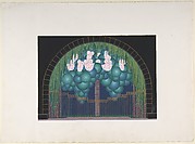 Stage set design for "L'Arbre," George White's Scandals, New York, 1928.