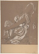 Seated Female Figure. Study for the Figure of the Iliad in: The Apotheosis of Homer
