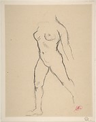 Study for "Action in Chains (Monument to Louis-Auguste Blanqui)" or "Île de France (Woman Walking in Water)", 1905-07