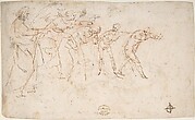 The Expulsion of Adam and Eve from Paradise (recto); Studies for the Same Composition (verso)