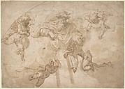 God the Father with Four Angels.
