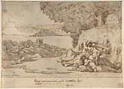 Sleep:  sketch for the painting, now in the museum at Lille