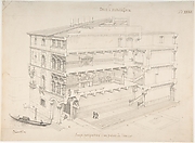 Perspectival Cross-Section of a Venetian Palace